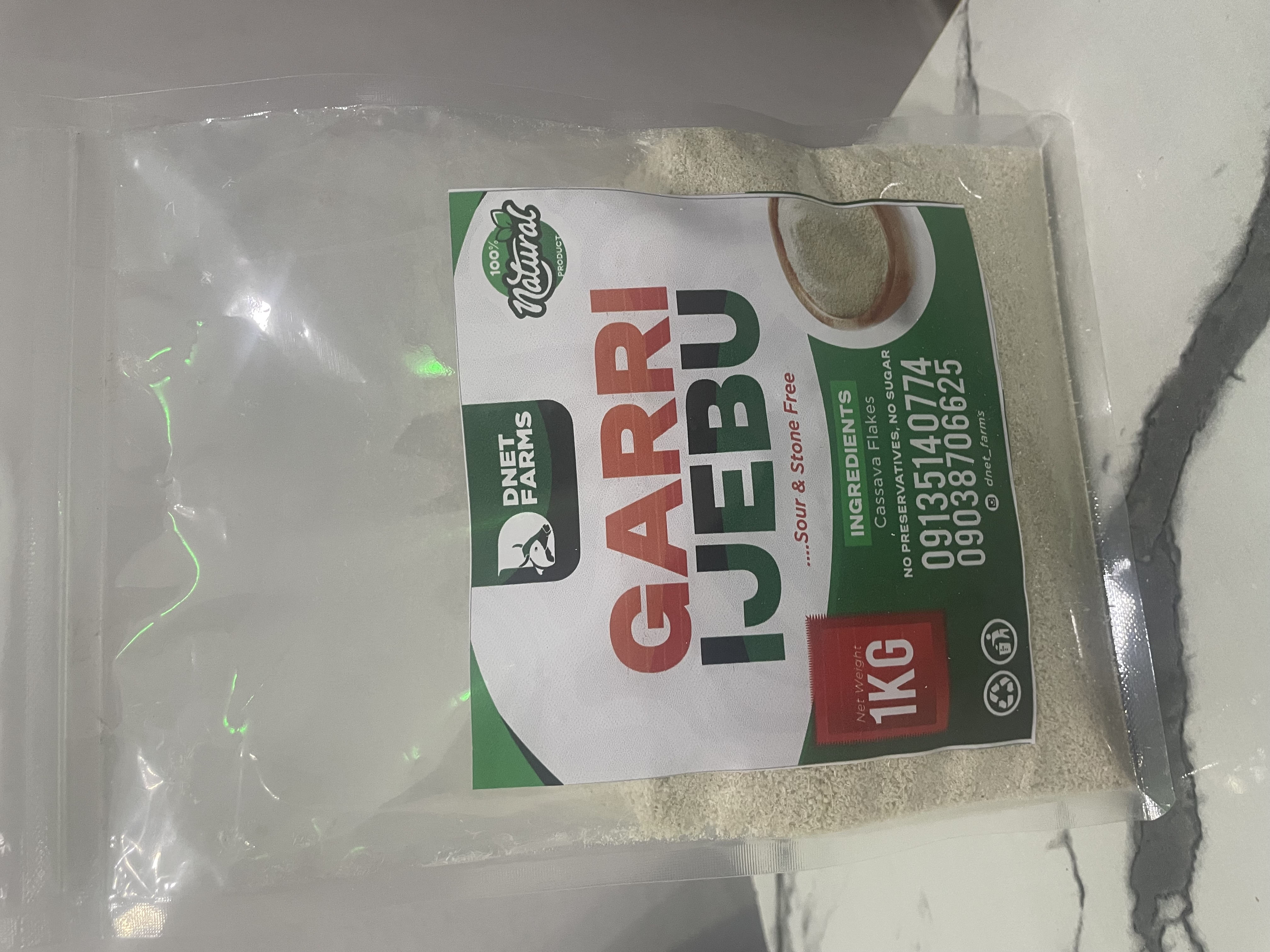 Crunchy Garri Ijebu